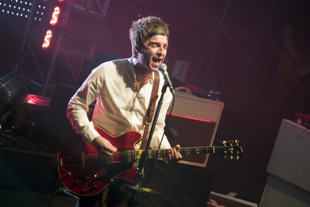 Noel Gallagher performing in Barcelona 