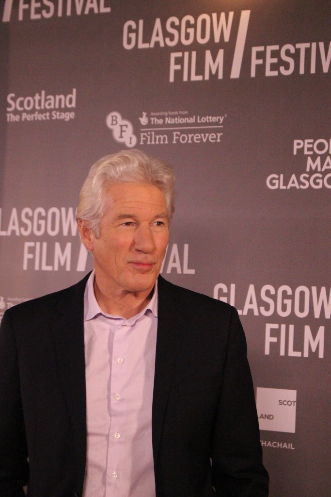 Richard Gere at the Glasgow Film Festival (pic: Paul Gallagher)