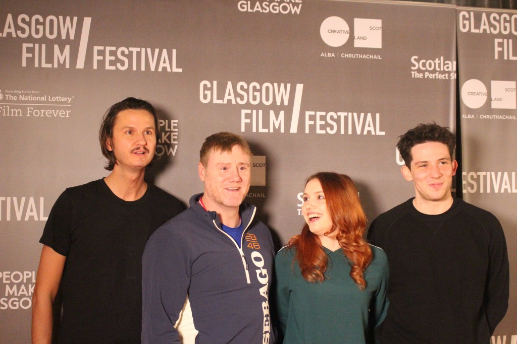 Jeppe Ronde, Stephen Waddington, Hannah Murray and Josh O'Connor (pic: Paul Gallagher)