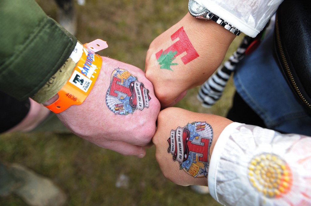 Fans enjoy the second day of the 2016 T In The Park Festival at Strathallan Castle in Perthshire. 9/7/16 Pictures © Andy Buchanan 2016