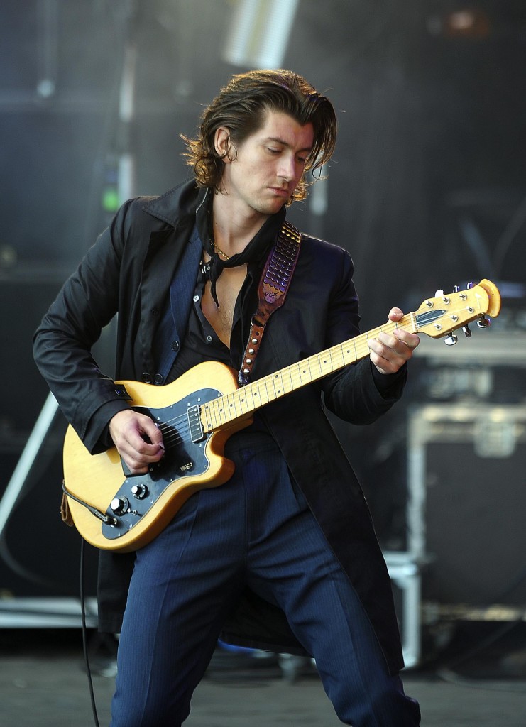 The Last Shadow Puppets perform on the Main Stage stage on the second day of the 2016 T In The Park Festival at Strathallan Castle in Perthshire. 9/7/16 Pictures © Andy Buchanan 2016