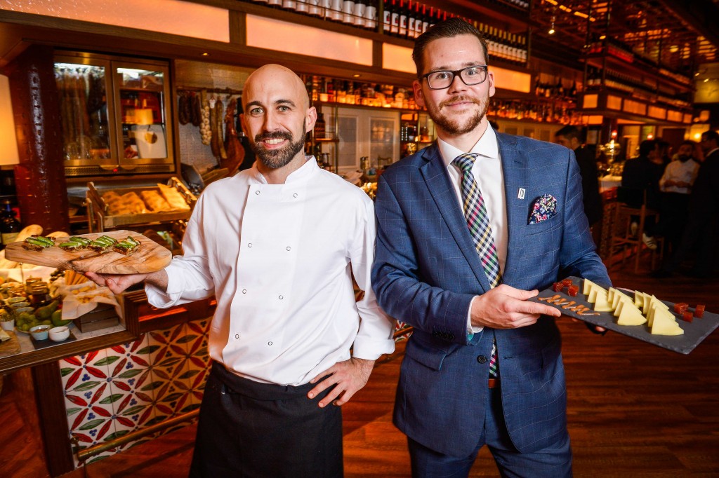 Head Chef Sergio Olmedo and General Manager Lukas Krischki