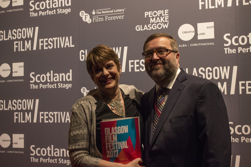 Allison Gardner, Programme Director / GFF Co-Director and festival Co-Director Allan Hunter 