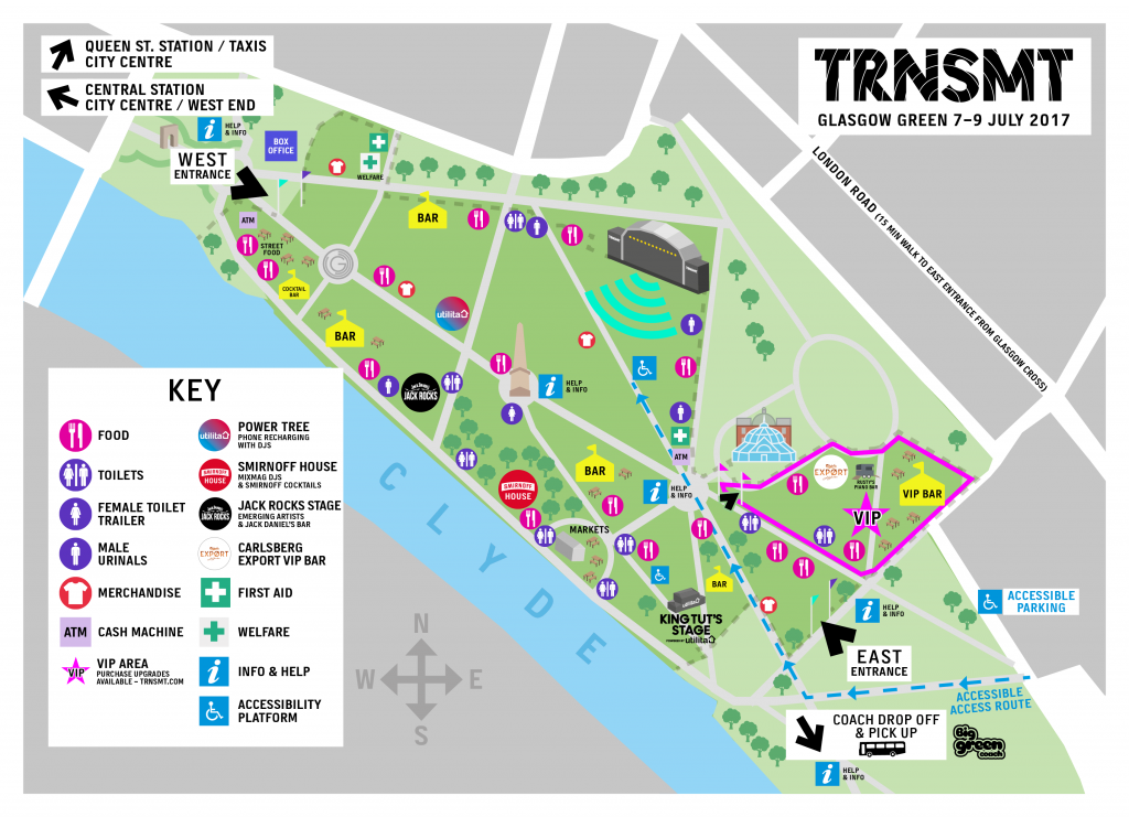 TRNSMT MAP