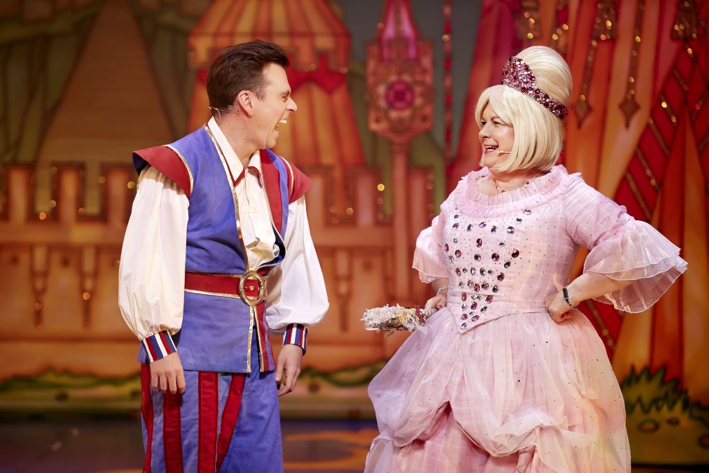 Elaine C Smith and Johnny Mac in Sleeping Beauty