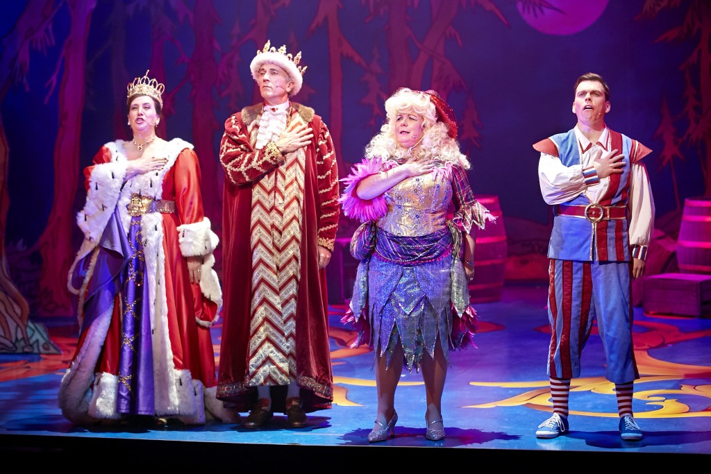 Louise Ludgate, Georgre Drennan, Elaine C Smith and Johhny Mac in Sleeping Beauty